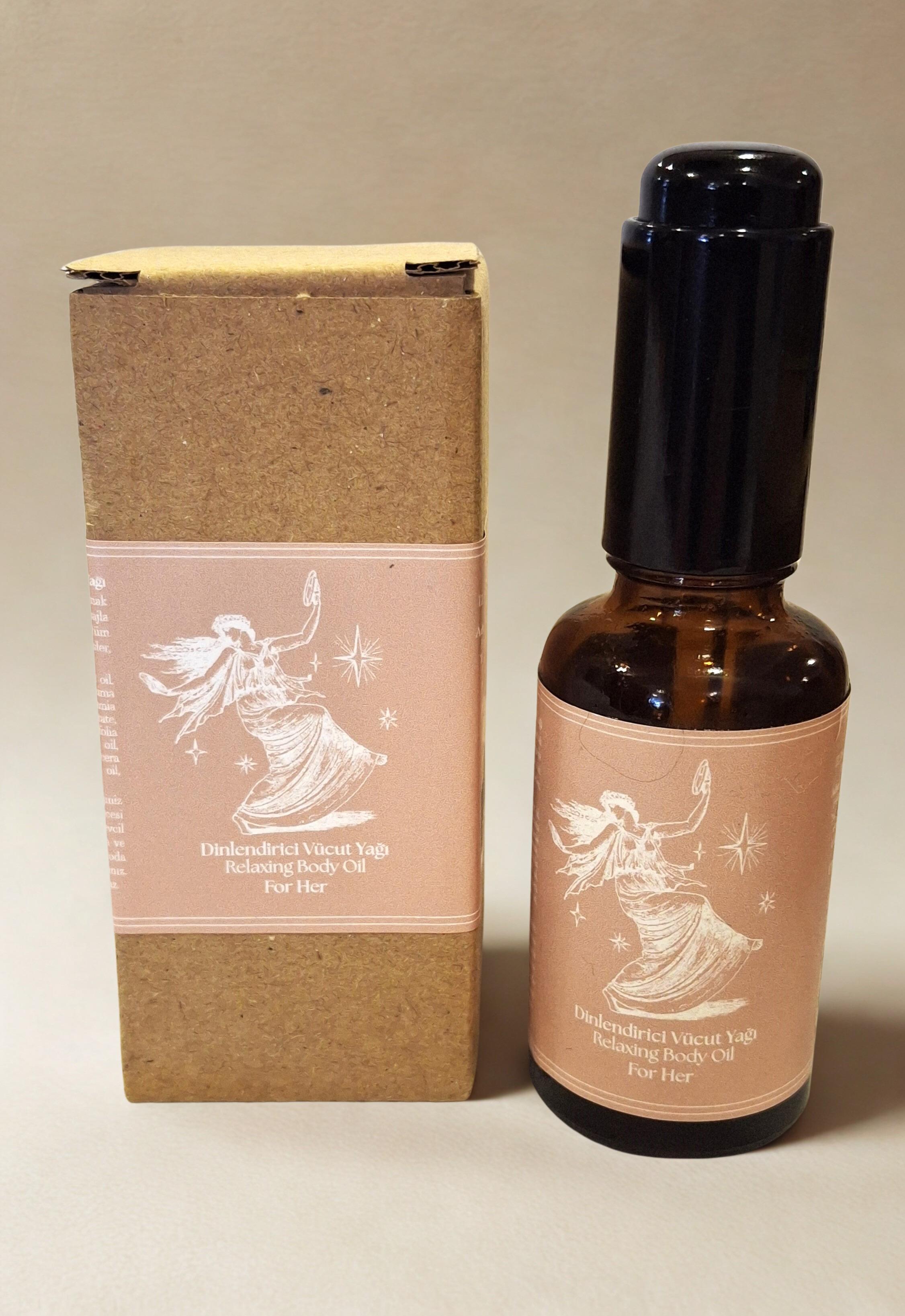 Relaxıng Body Oil - For Her Dinlendirici Vücut Yağı - Kadınlara Özel (Yasemin, Itır, Hanımeli)