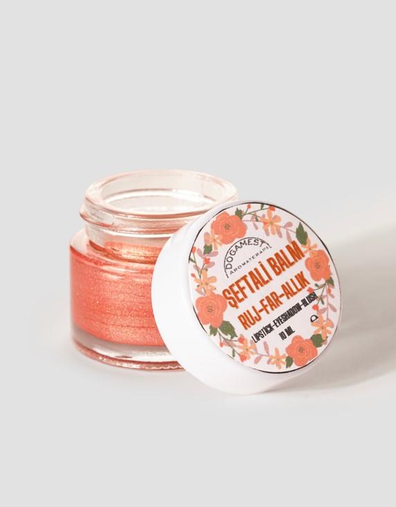 Şeftali Balm Ruj- Far- Allık 10 CC