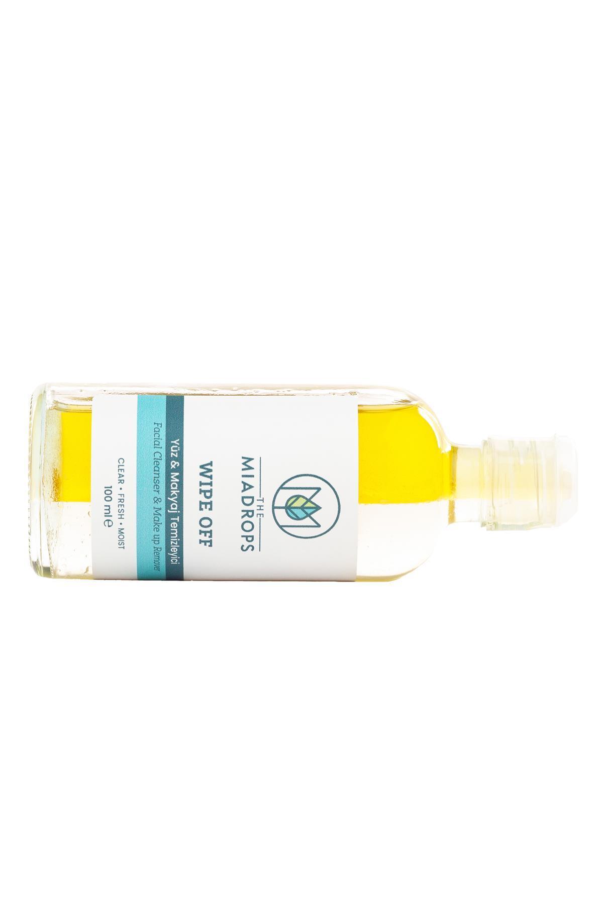 Wıpe Off Yüz & Makyaj Temizleyici Çift Fazlı Doğal Temizleyici - 100ml