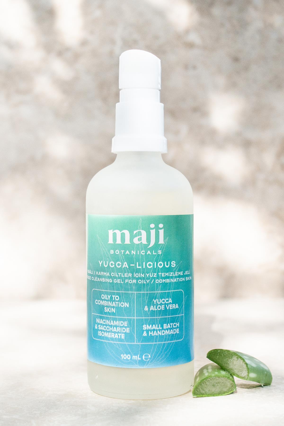 Yucca-Lıcıous Yağlı/Karma Cilt Yüz Temizleme Jeli - 100ml