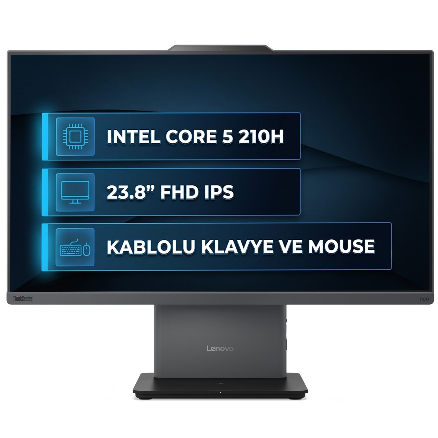 Lenovo ThinkCentre neo 50a 24 Gen 5 - Ön Görünüm