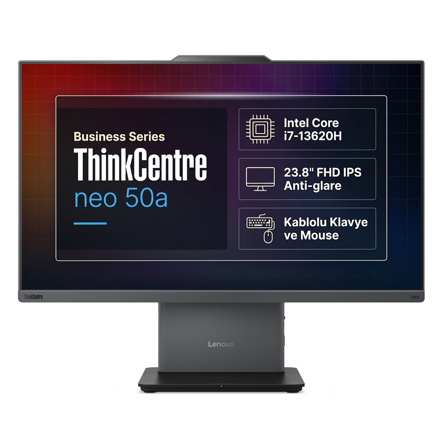 Lenovo ThinkCentre neo 50a 24 Gen 5 - Ön Görünüm
