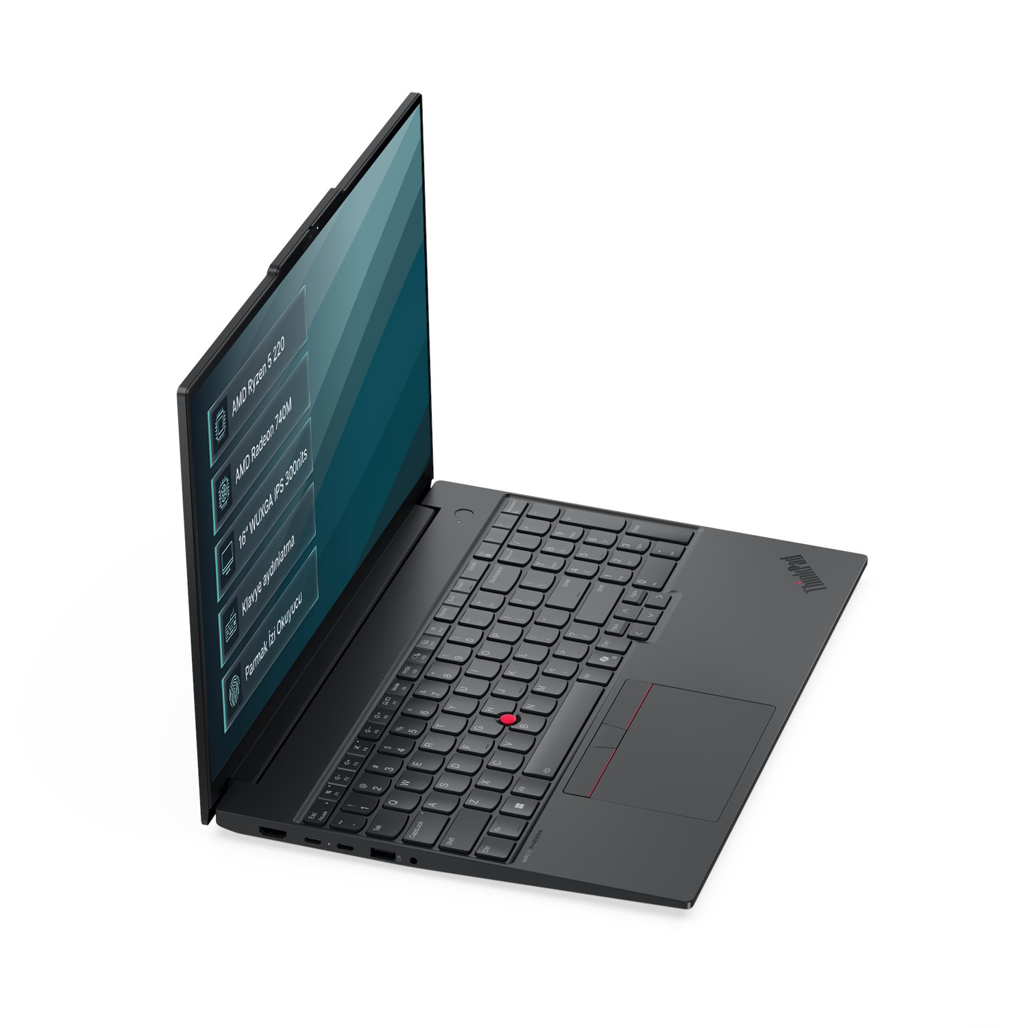 Lenovo ThinkPad E16 Gen 3 - Bağlantı Noktaları ve Profil