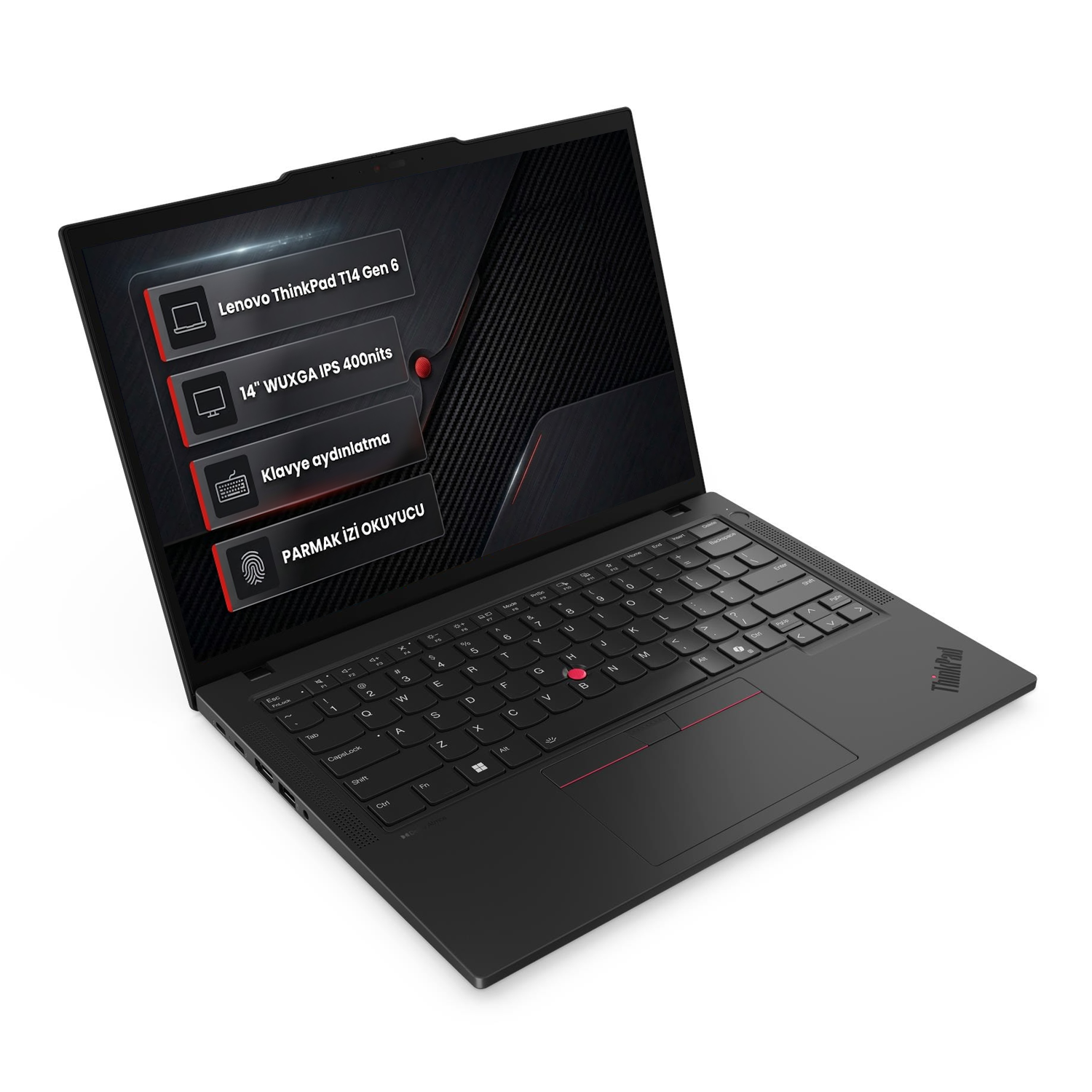 Lenovo ThinkPad T14 Açık Ekran Görünümü