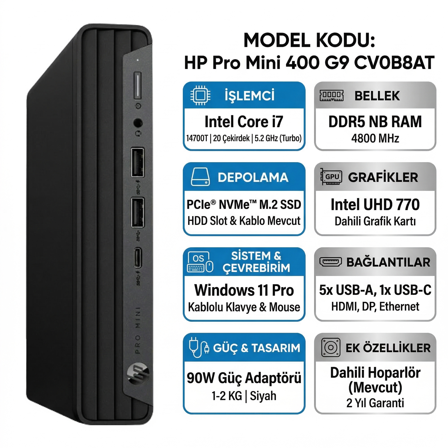 HP Pro Mini 400 G9