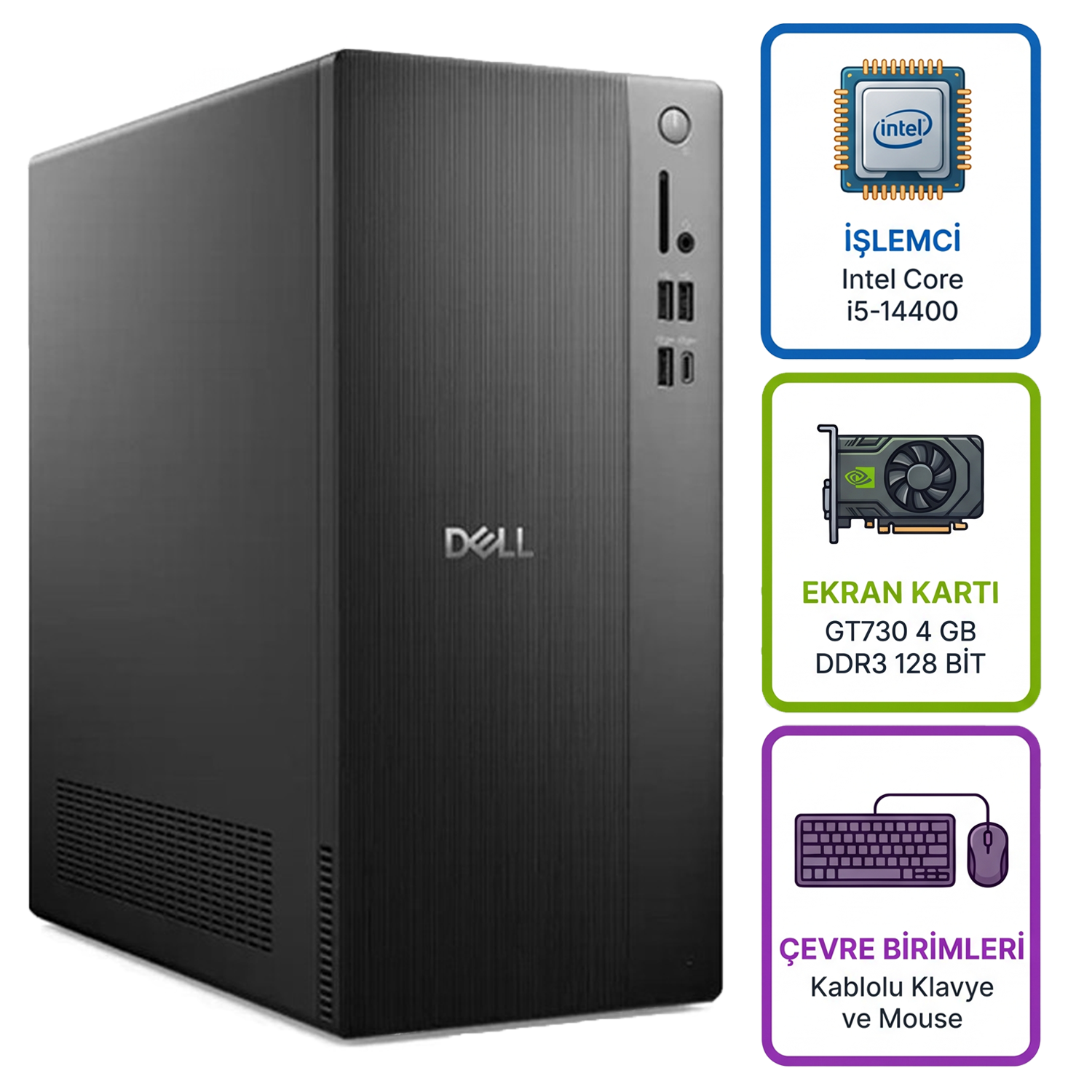 Dell Tower - Ön Görünüm