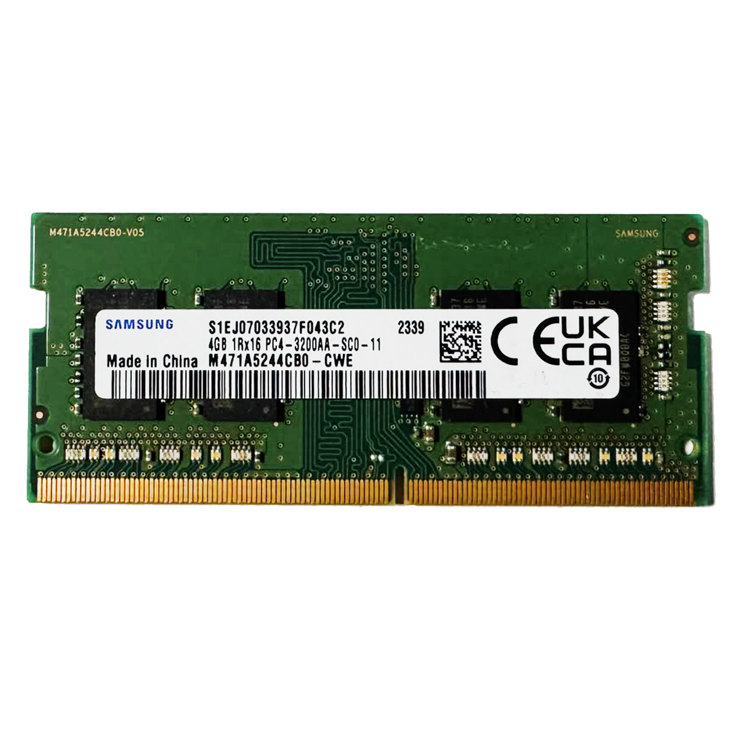 Samsung M471A5244CB0-CWE 4GB DDR4 3200MHz Laptop RAM Hero