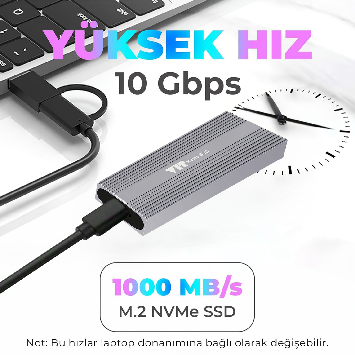 VIT V001TB 1TB Taşınabilir Disk - Yüksek Hız