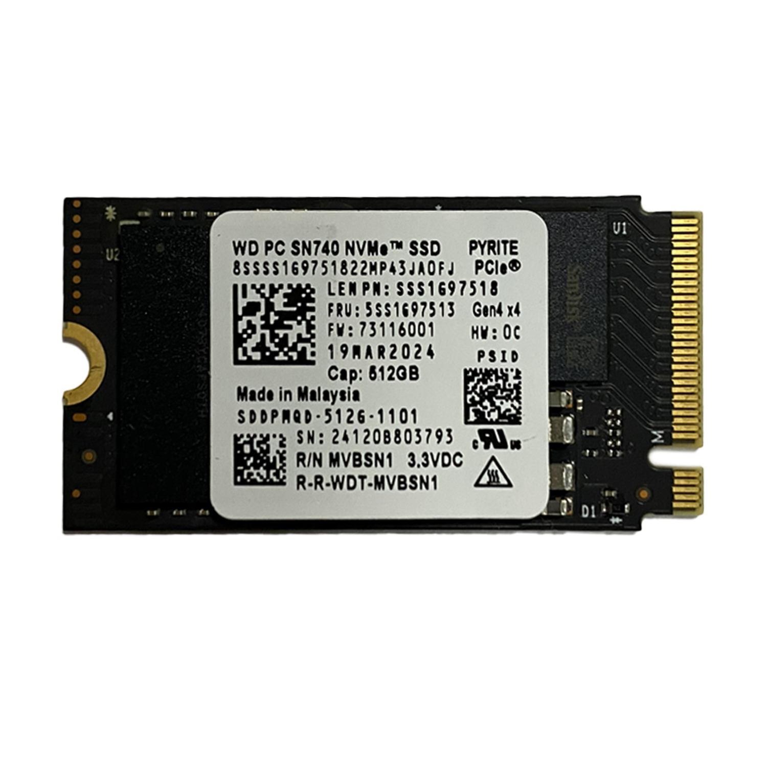 WD SN740 Ürün Görseli