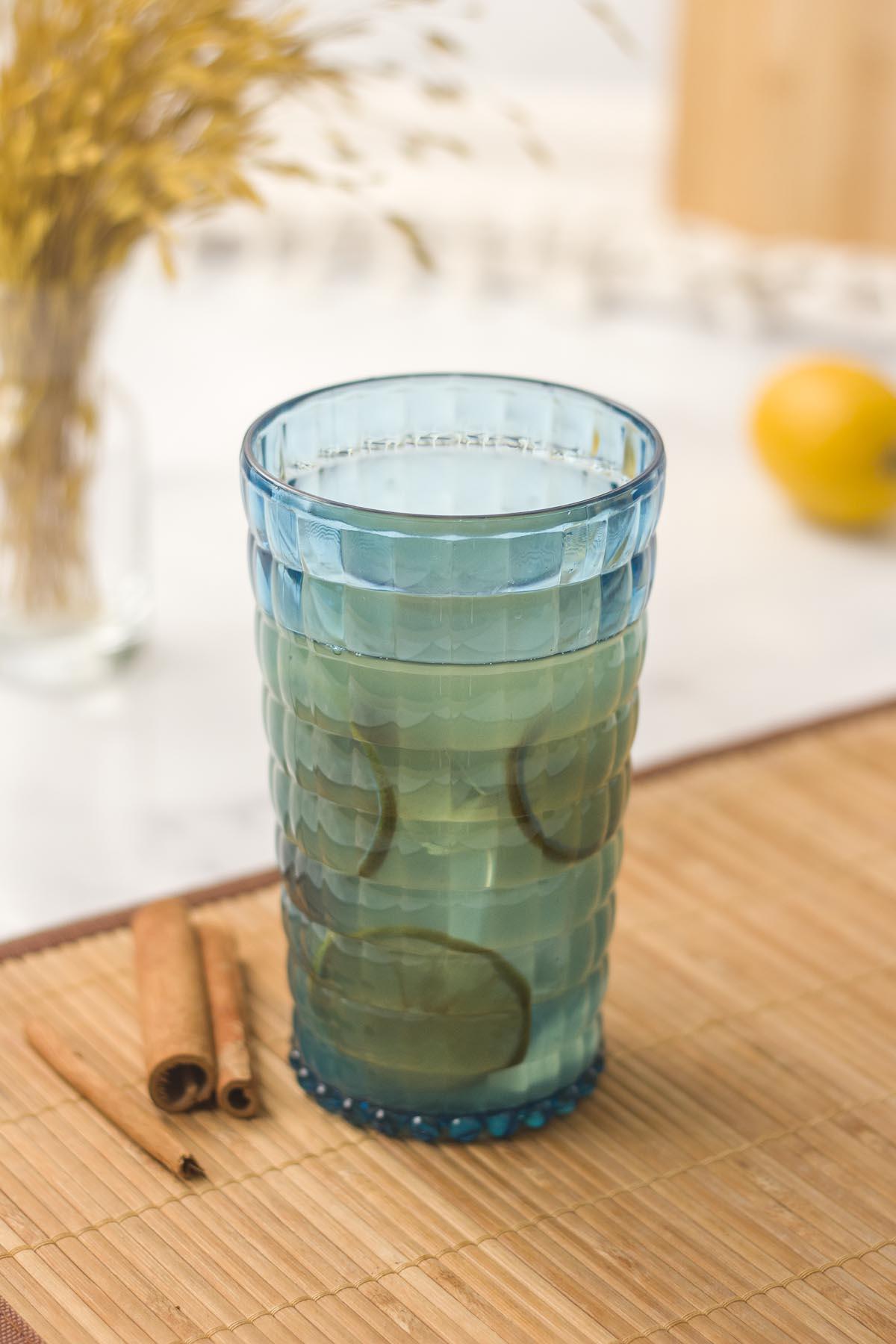Allegra Aquamarin 6 Cup Set 750 ml Acrylic Material - Glass Not Break Resistant