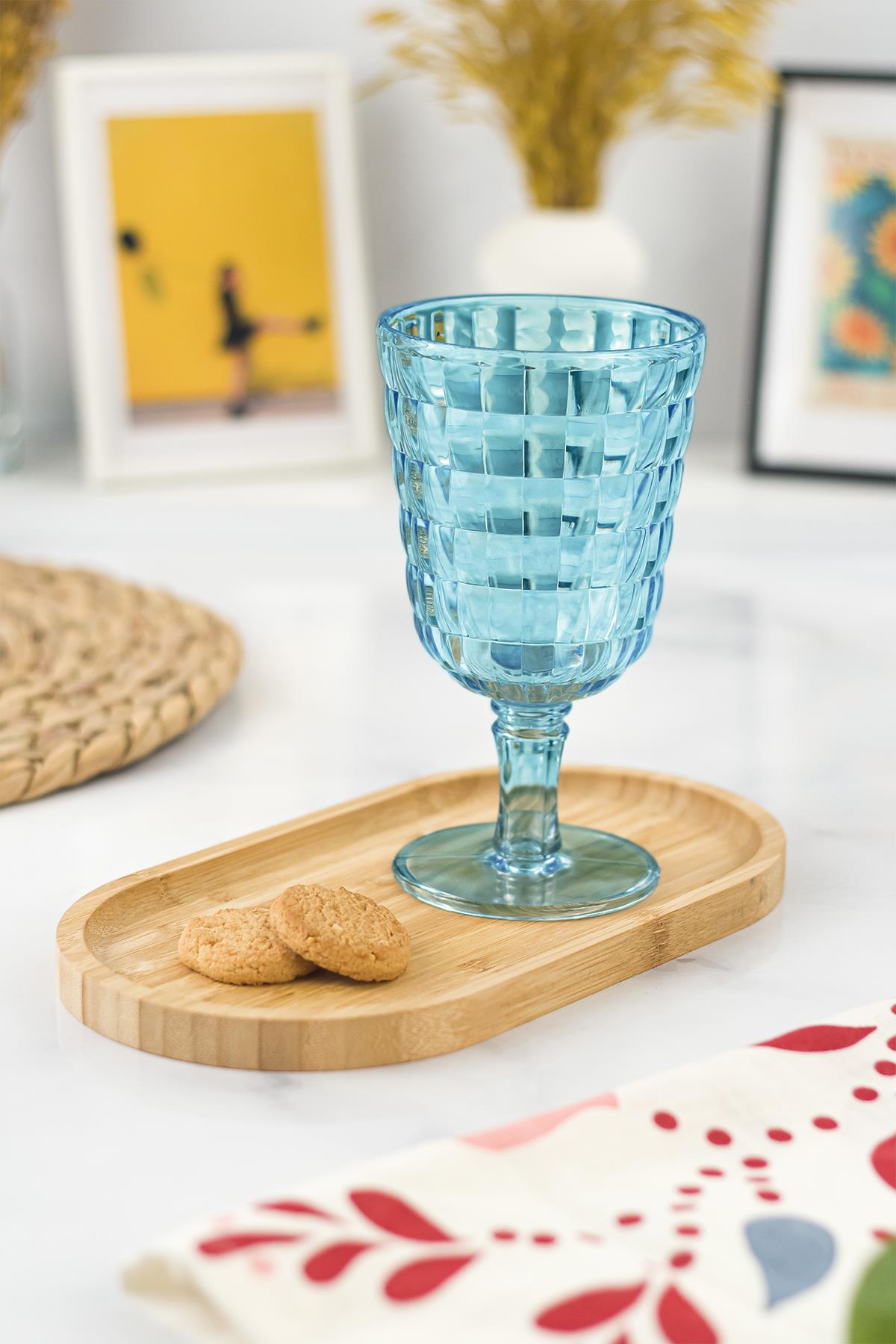 Allegra Aquamarin Destiny Cup - 450 ml Single Acrylic Material - Glass Not Break Resistant