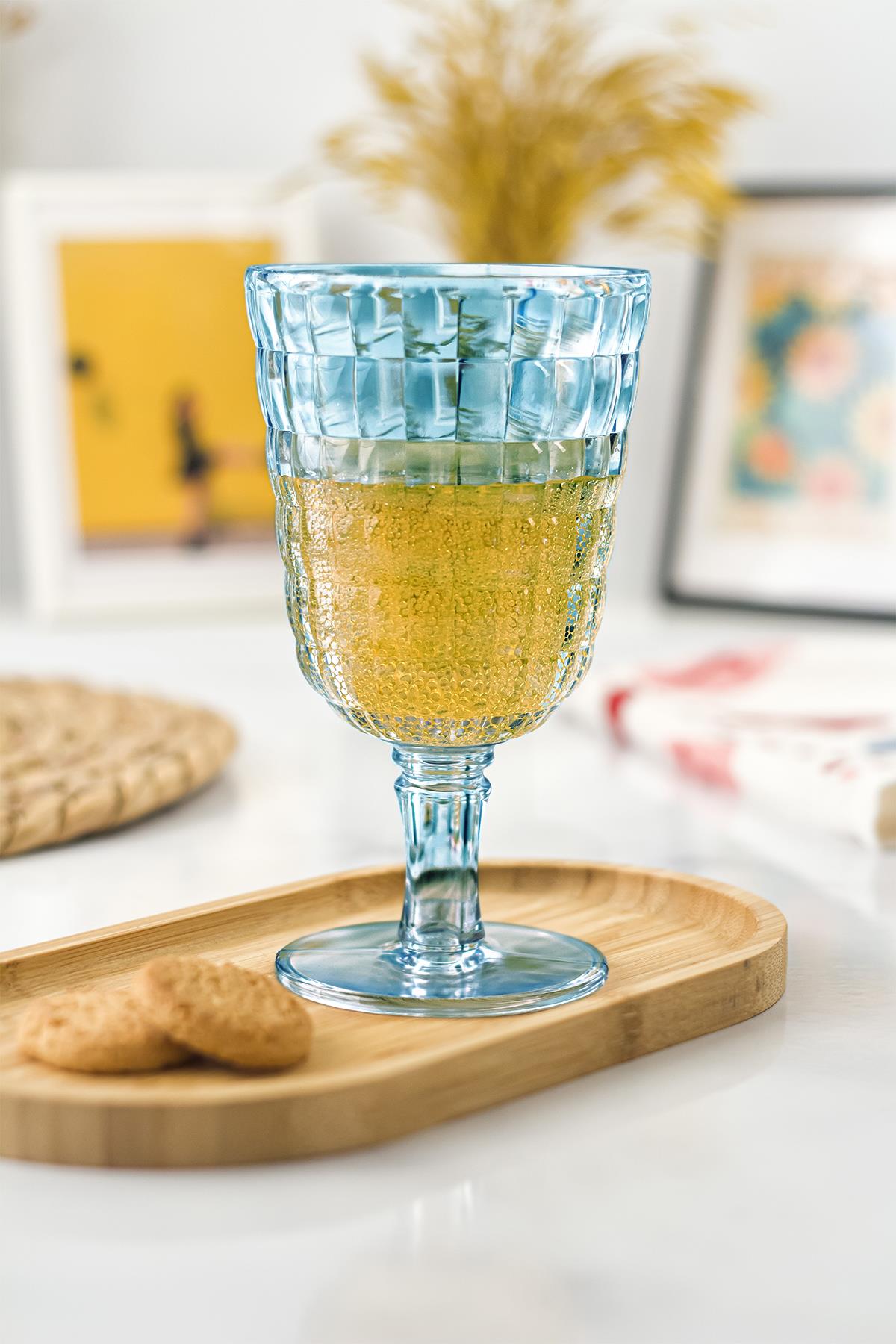 Allegra Aquamarin 6 Tier Cup Set 750 ml Acrylic Material - Glass Not Break Resistant