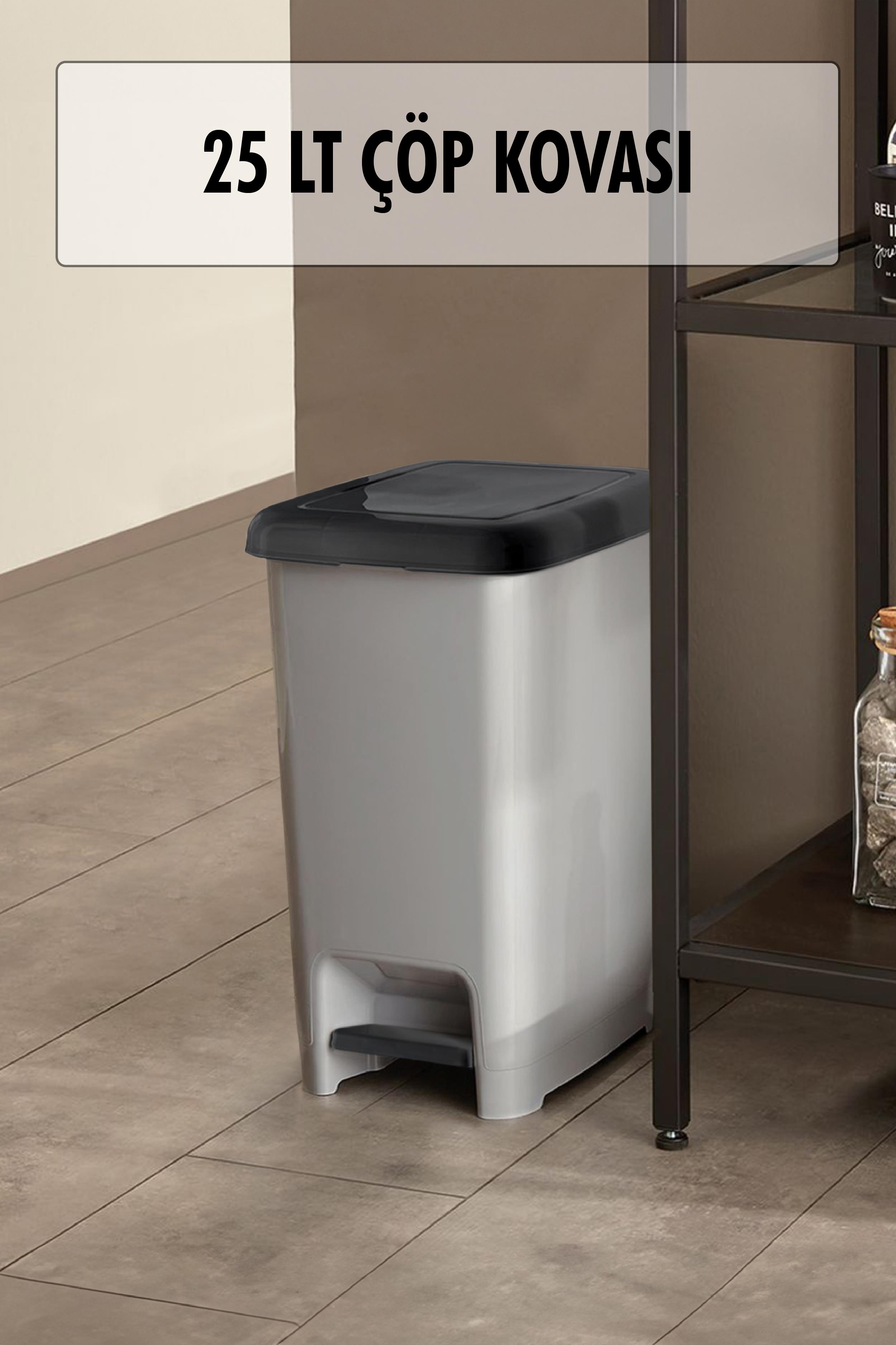25 Liter Pushed Garbage Bucket