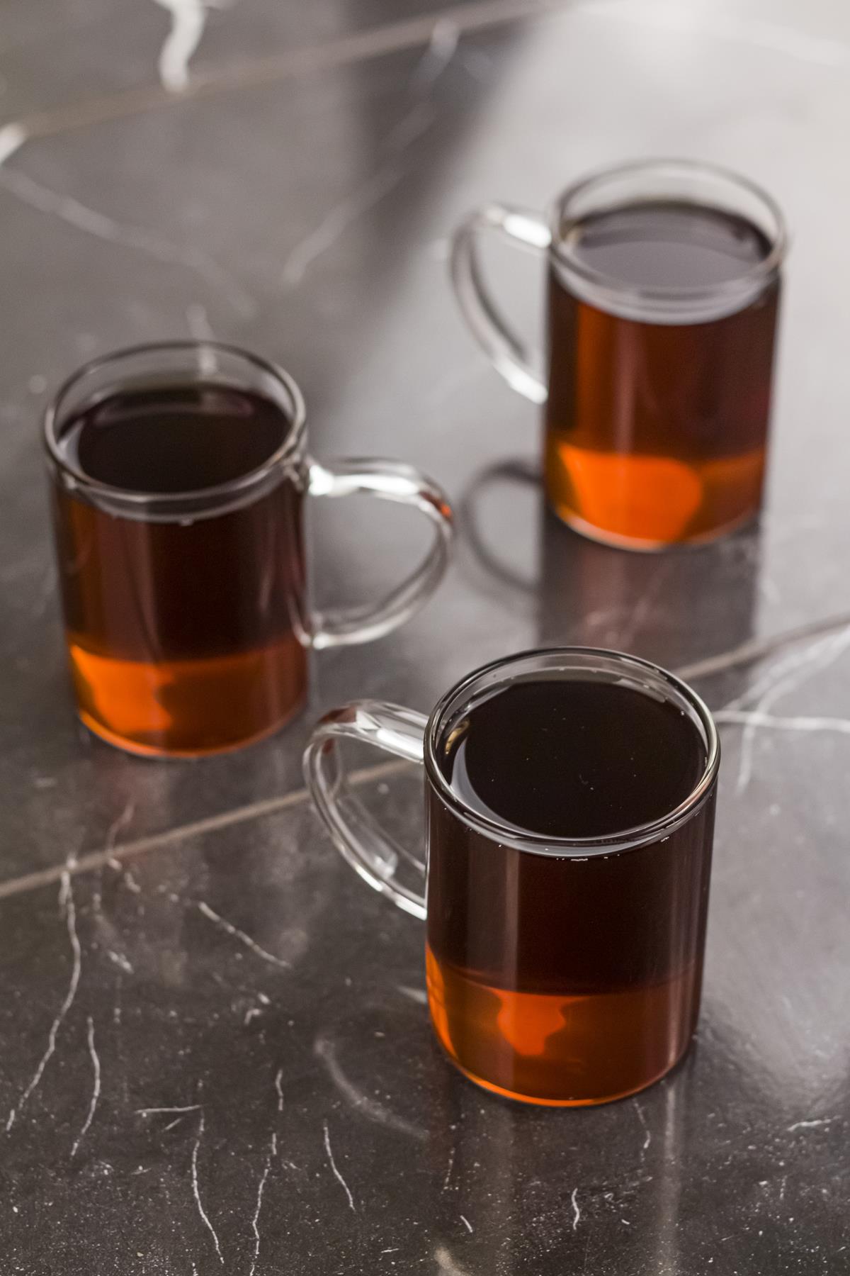 3 Inch Borosilicate Heat Resistant Thermal Glass Cup (3 x 200 ml)