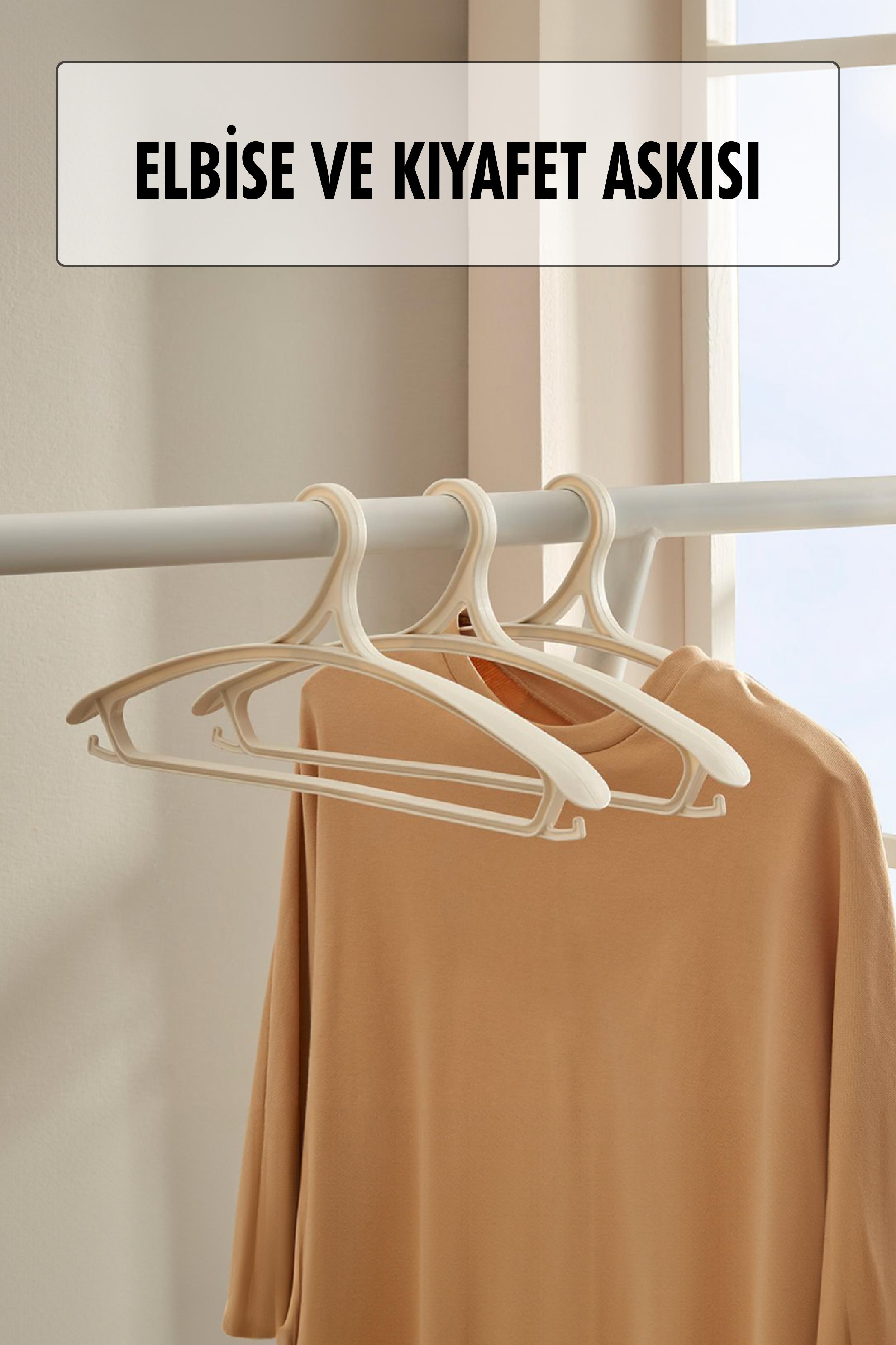 3L Wide Dress And Dress Hanger White 43 Cm ASKI 