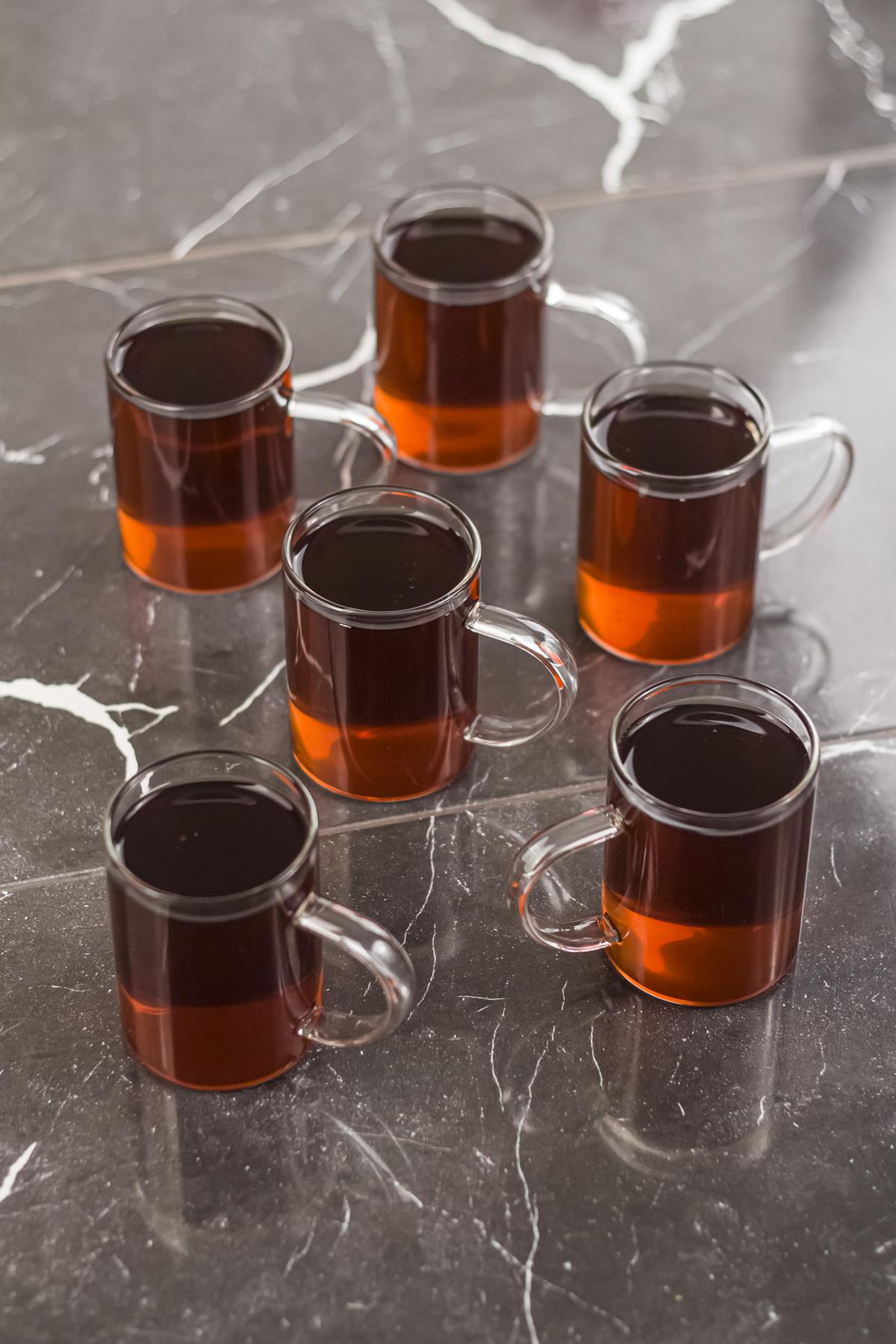 6 Borosilicate Heat Resistant Thermal Glass Cup (6 X 200 ml