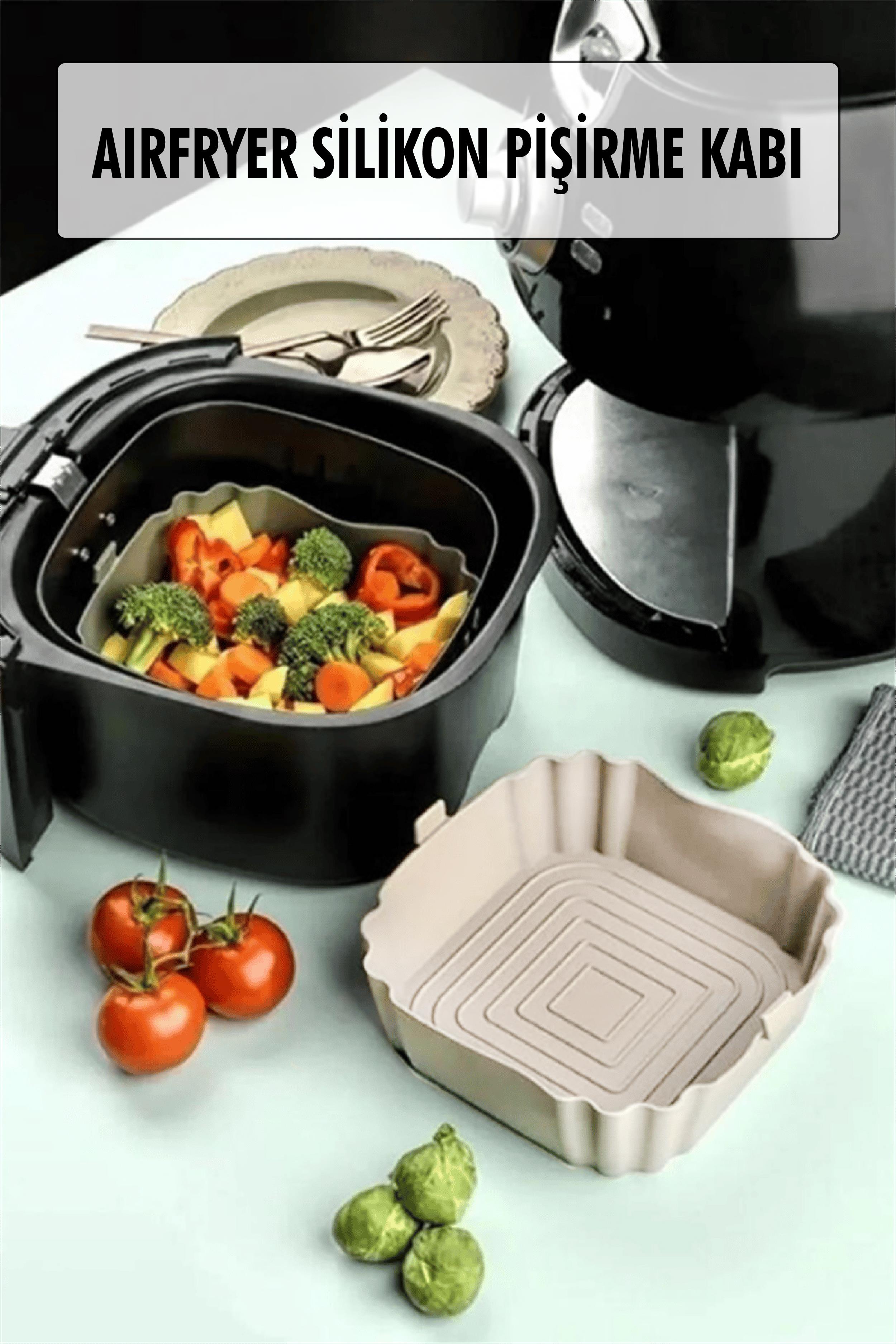 Compatible Cream Silicone Baking Coat for All Airfryers