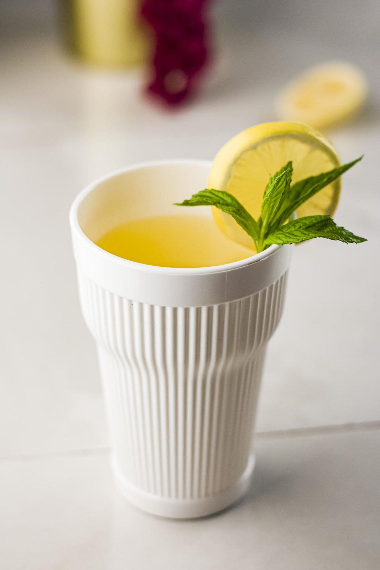 Acrylic White 6 Long Cup & Water Flower Cup 400 ml (not Glass )