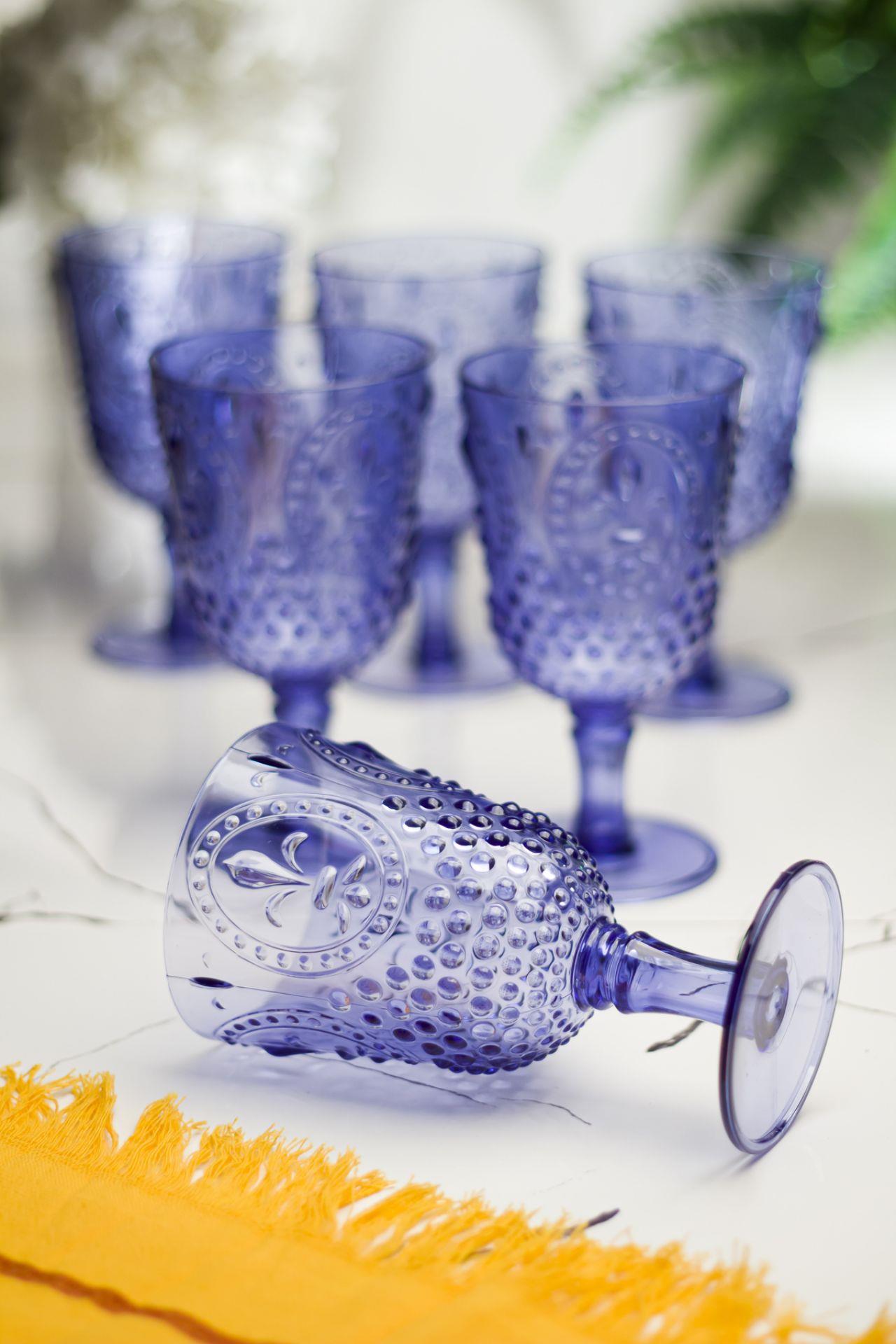 Acrylic Blue 6 Inch & Water Fired Coffee Tea Fired Cup 450 ml (not Glass)