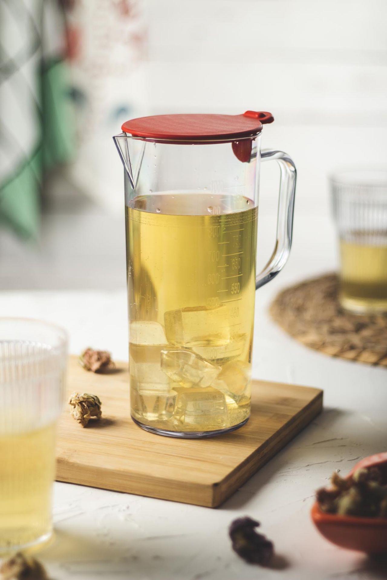 Acrylic Scale 1 Lt Pitcher & Measurement Container (Buzdolke Fits Cover Shelf)