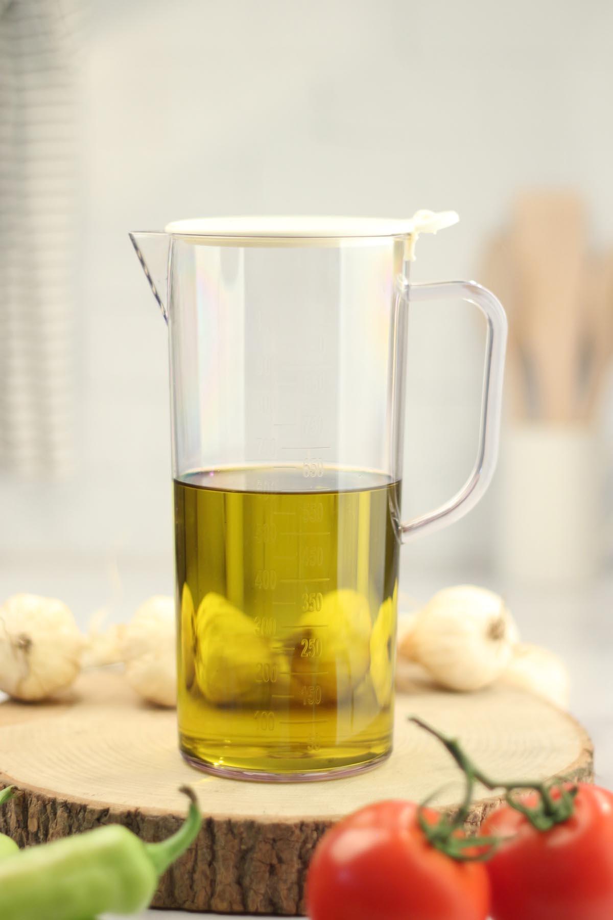 Acrylic Scale Transparent 1 LT Oil & Oil & Size Container (not Glass)