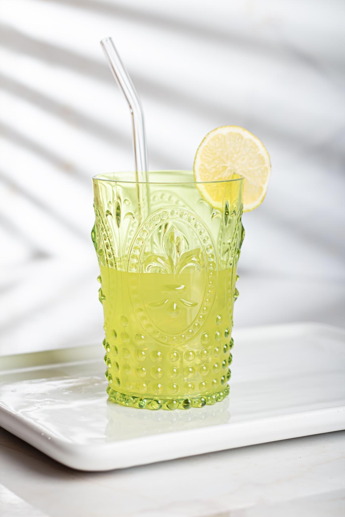 Acrylic Green Single Short Cup & Water Fired Coffee Fire Cup 400 ml (not Glass)