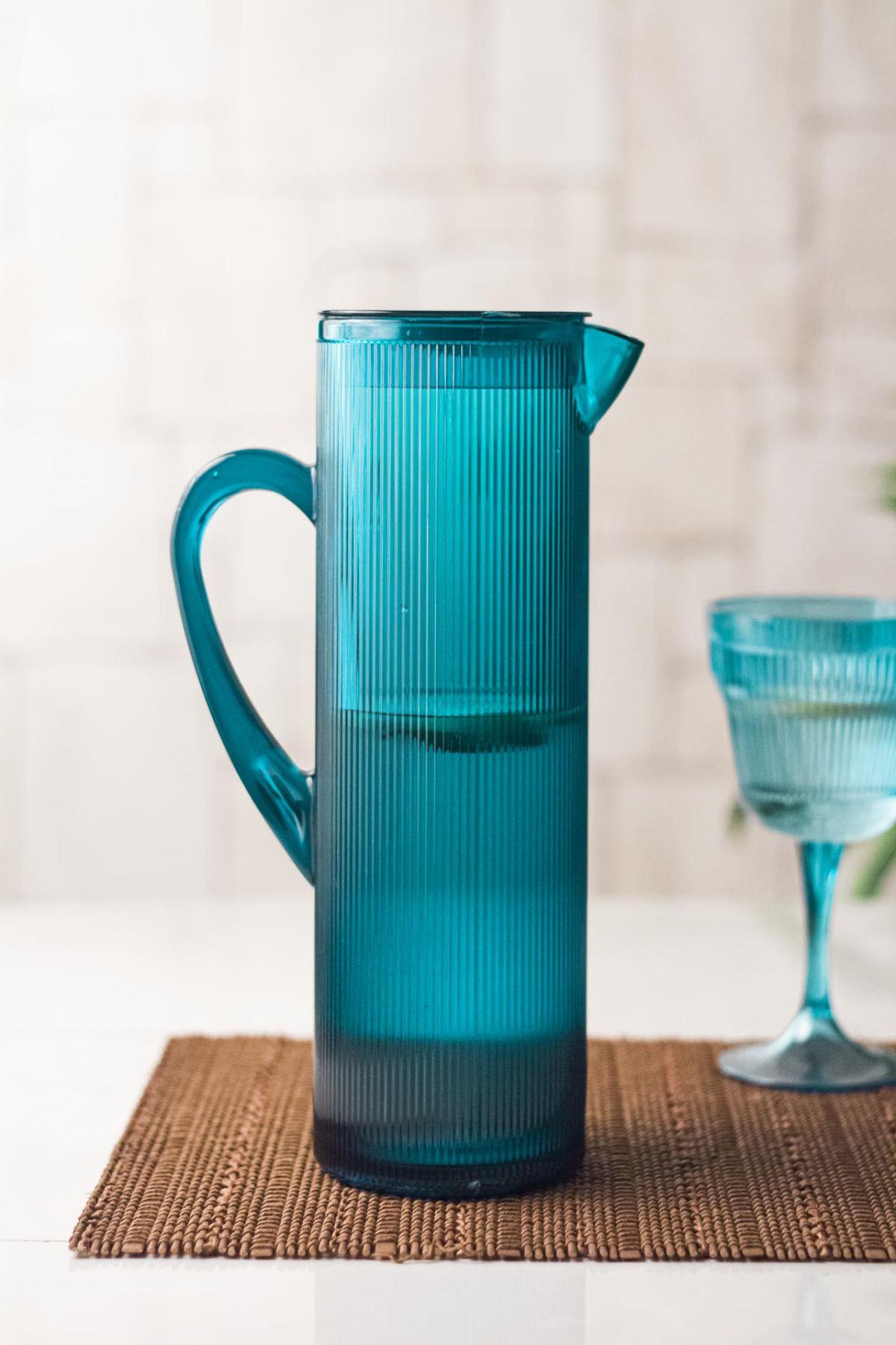 Arkilik Barok 1.5 Lt Aquamarin Pitcher (Buzdolley Fits Cover Shelf)