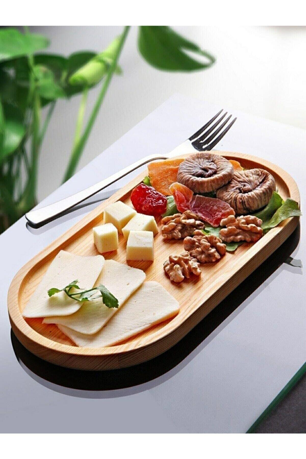 Bamboo Presentation Plate & Six Plate 26 CM