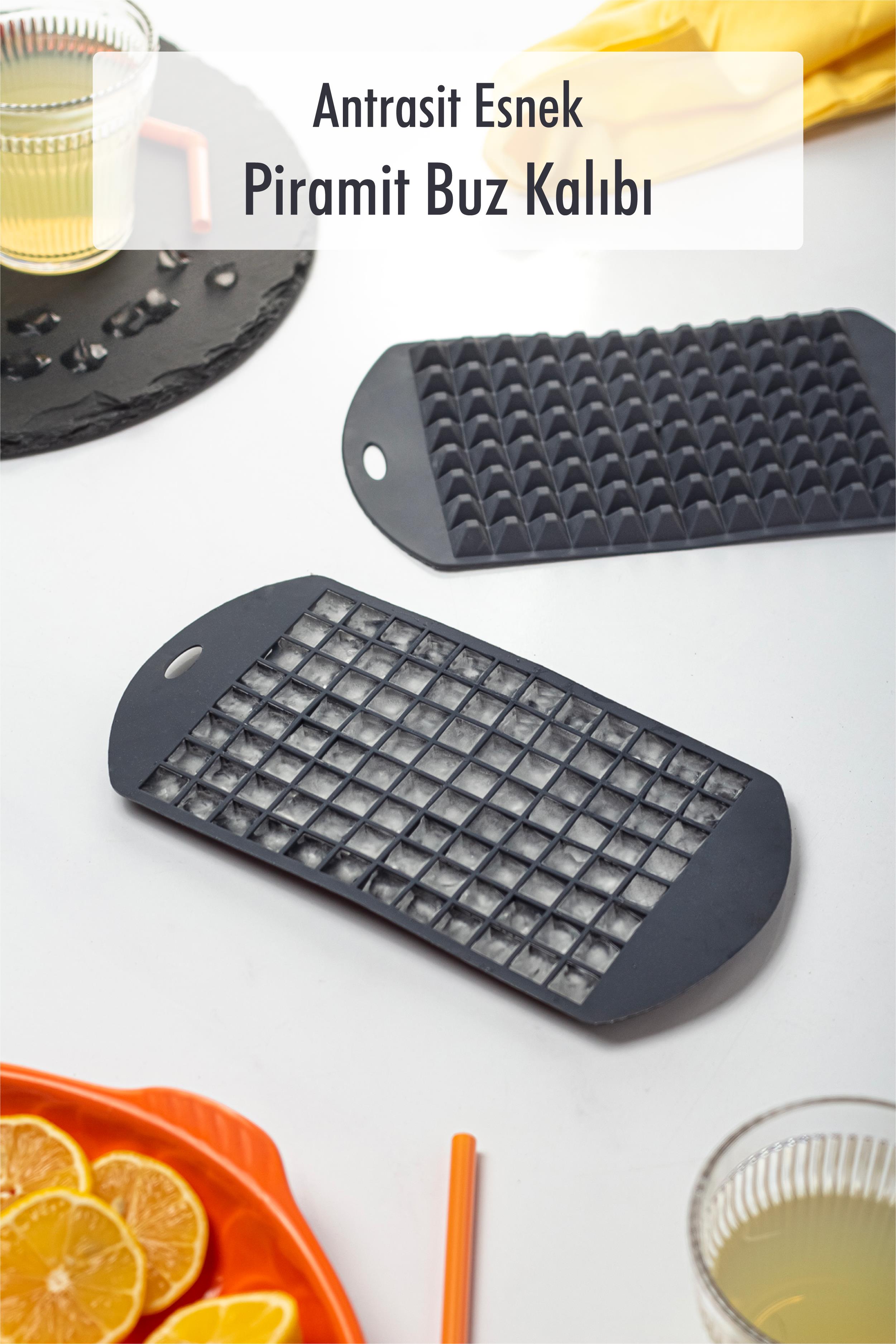Anthracite Pyramid Ice Mold(13*24*2cm)
