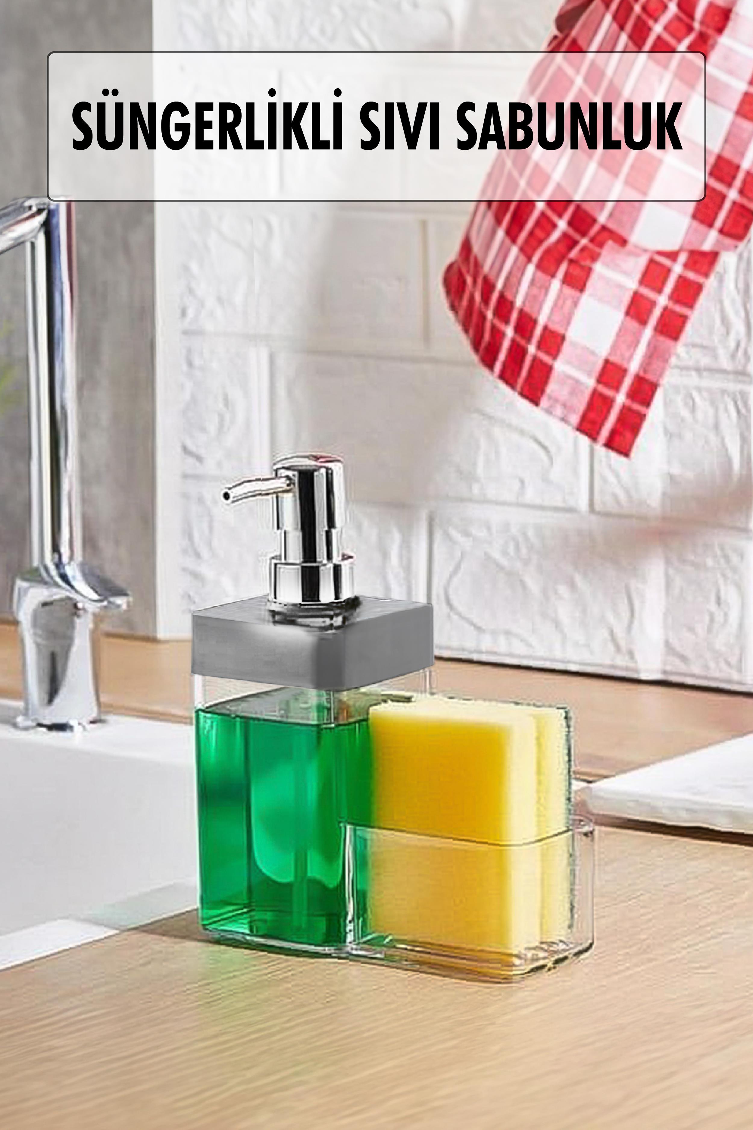 Grey Color Liquid Soap Dispenser 450 ml
