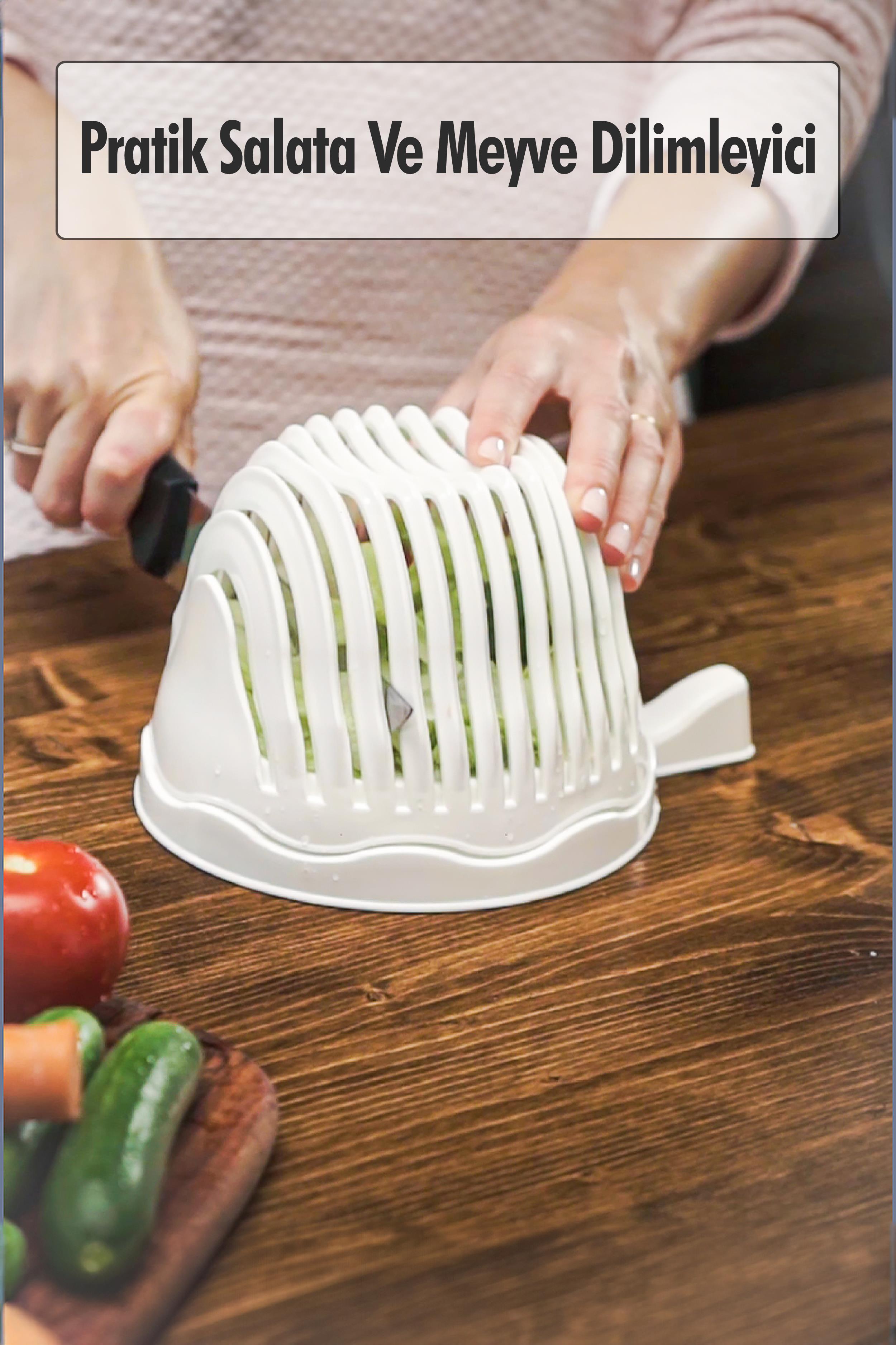 Practical Salad And Fruit Slicer & Practical Strainer