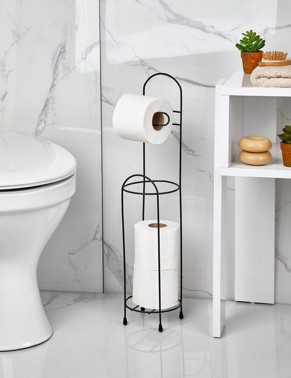 Practical Wc Toilet Paper Black Wrought Iron
