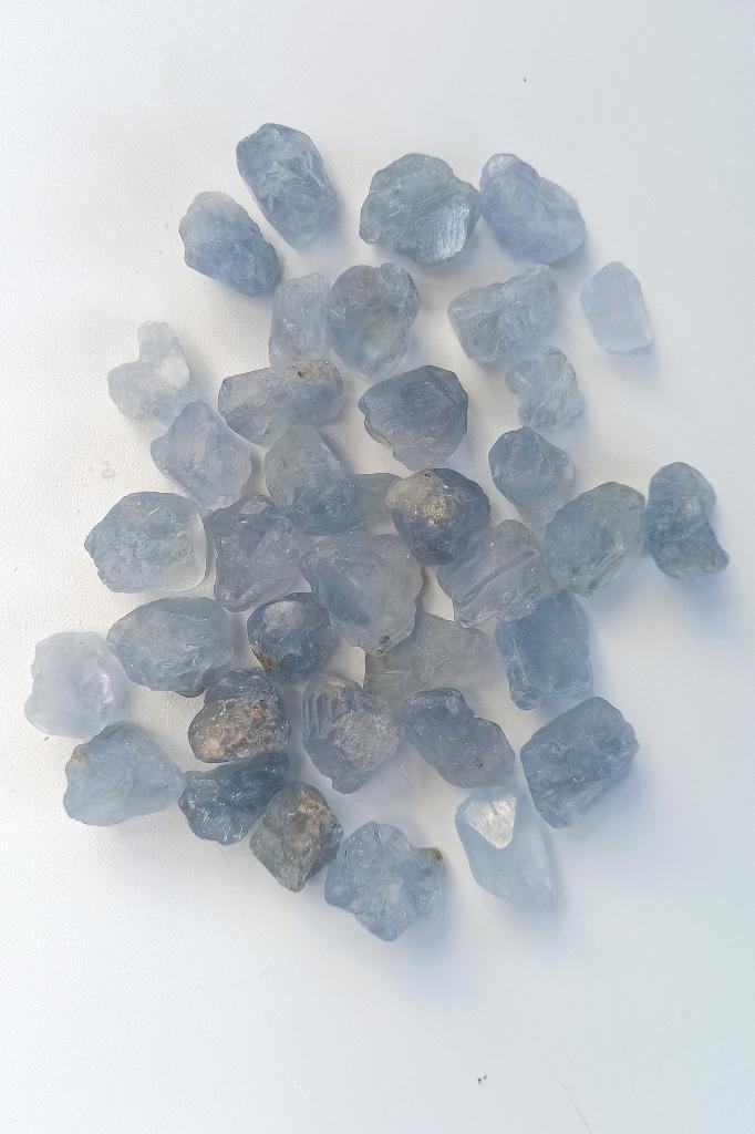 50 gram Doğal Selestit Kristali Parçalar 419-2