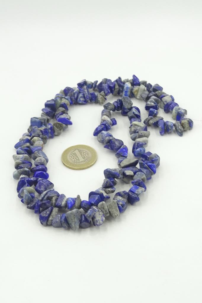 İri Lapis Lazuli Kırıktaş Dizi 80 cm