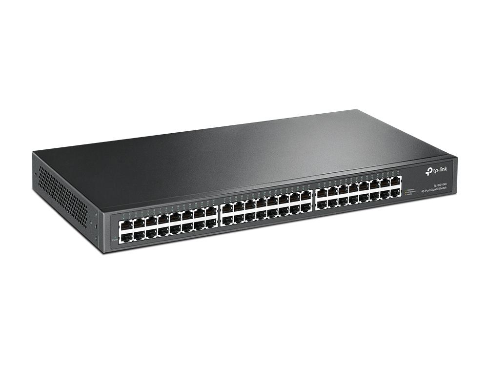 TP-LINK 10/100/1000Mbps 48xPort %70 Güç Tasarrufu Raf Tipi Switch