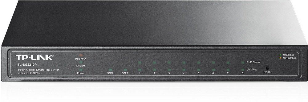 OMADA 10/100/1000Mbps 8xPort PoE 2 SFP Çelik Kasa Switch