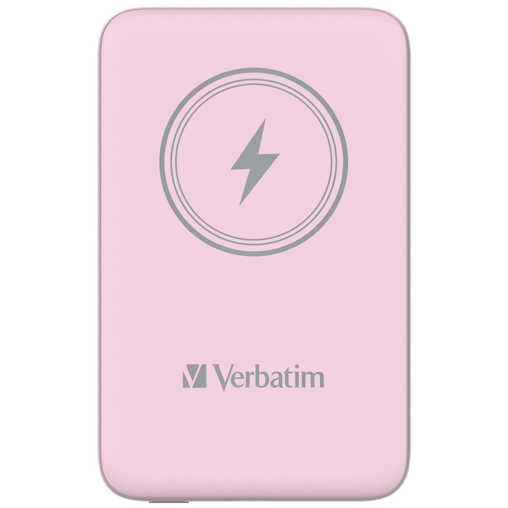 VERBATIM 10000Mah Magsafe15W 20WPD POWEBANK PEMBE