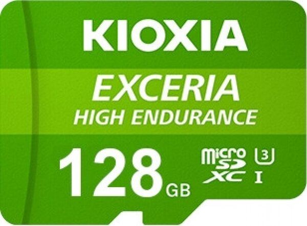 KIOXIA 128GB EXCERIA HIGH ENDURANCE microSD C10 U3 V30 A1 Hafıza kartı