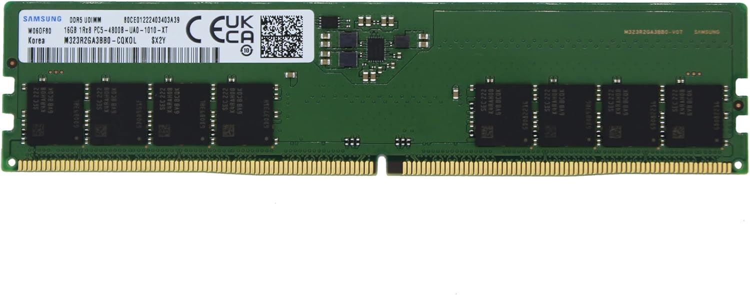 SAMSUNG 16 GB DDR5 4800 MHz CL40 Masaüstü Bellek Kutusuz