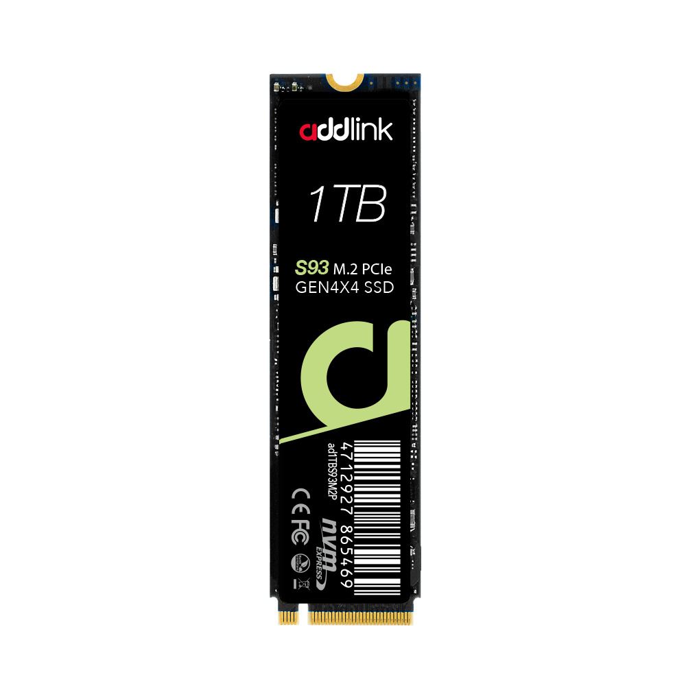 ADDLINK 1TB M.2 2280 PCIe GEN4X4 NVMe 1.4 R:7200 W:6100