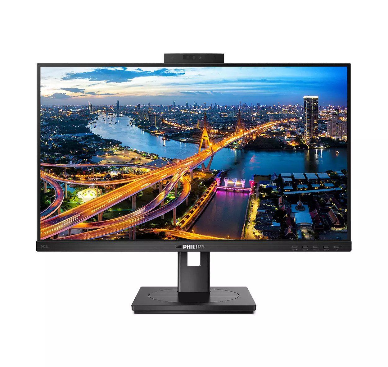 PHILIPS 23.8" 1920X1080 4MS 75HZ VGA HDMI DVI-D SİYAH LED MONİTÖR
