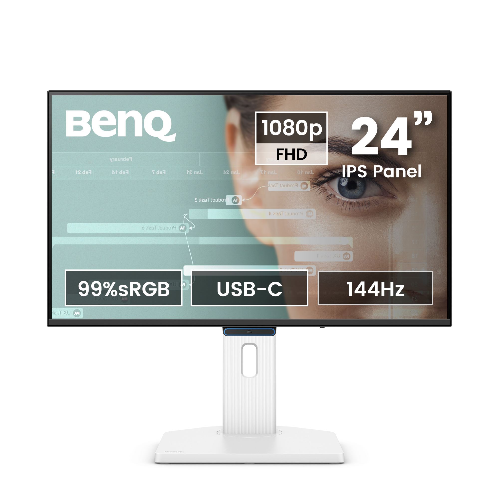 BENQ 23.8'' IPS Full HD 144Hz HDMI DP USB-C MM Pivot EyeCare Ev Ofis Monitörü