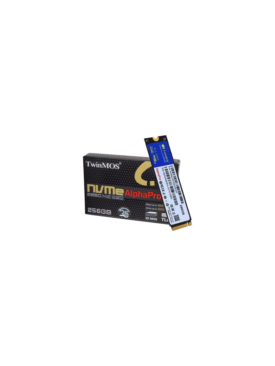 TWINMOS 256 GB M.2 PCIE NVME 3600/3250 SSD