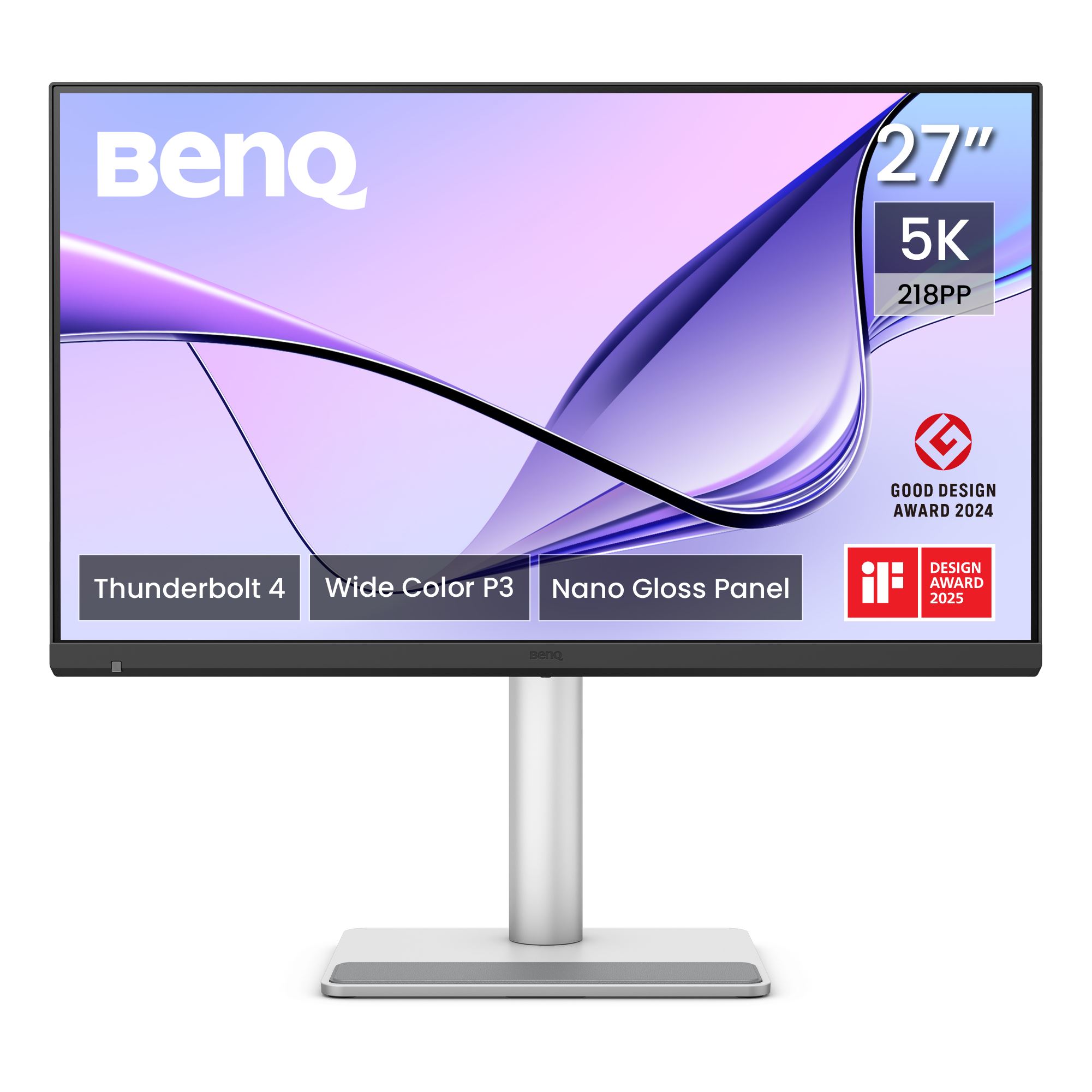 BENQ 27" IPS 5K HDMI Thunderbolt 4 USB HDR MacBook Pro Nano Gloss Monitör