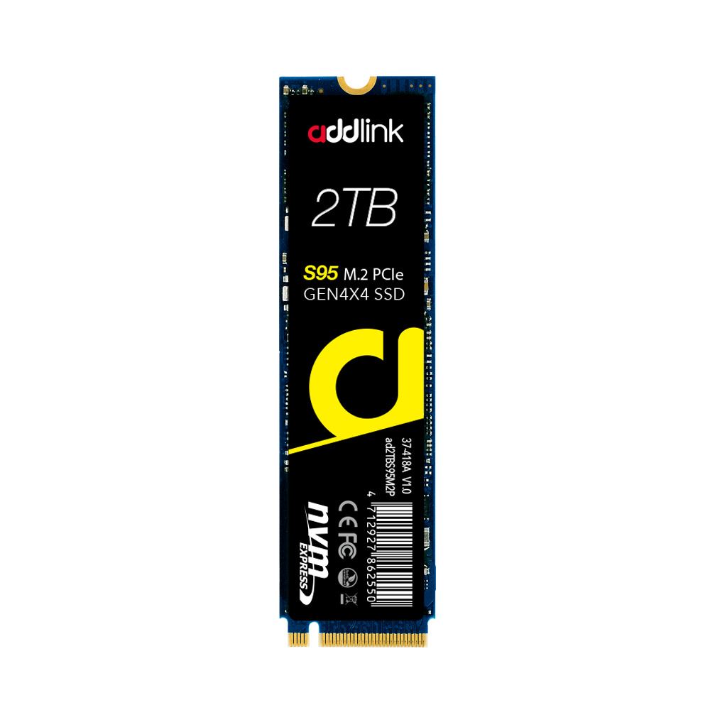 ADDLINK 2TB M.2 2280 PCIe GEN4X4 NVMe 1.4 R:7200 W:6500 With DRAM