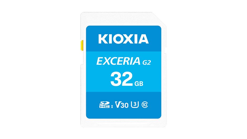 KIOXIA 32GB NormalSD EXCERIA G2 C10 U1 UHS1 R100 Hafıza kartı