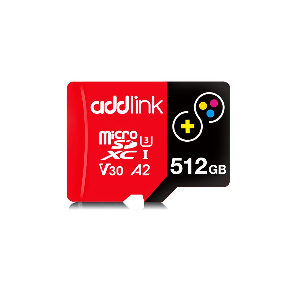 ADDLINK 512GB TurboPlay microSD UHS1 V30 U3 A2