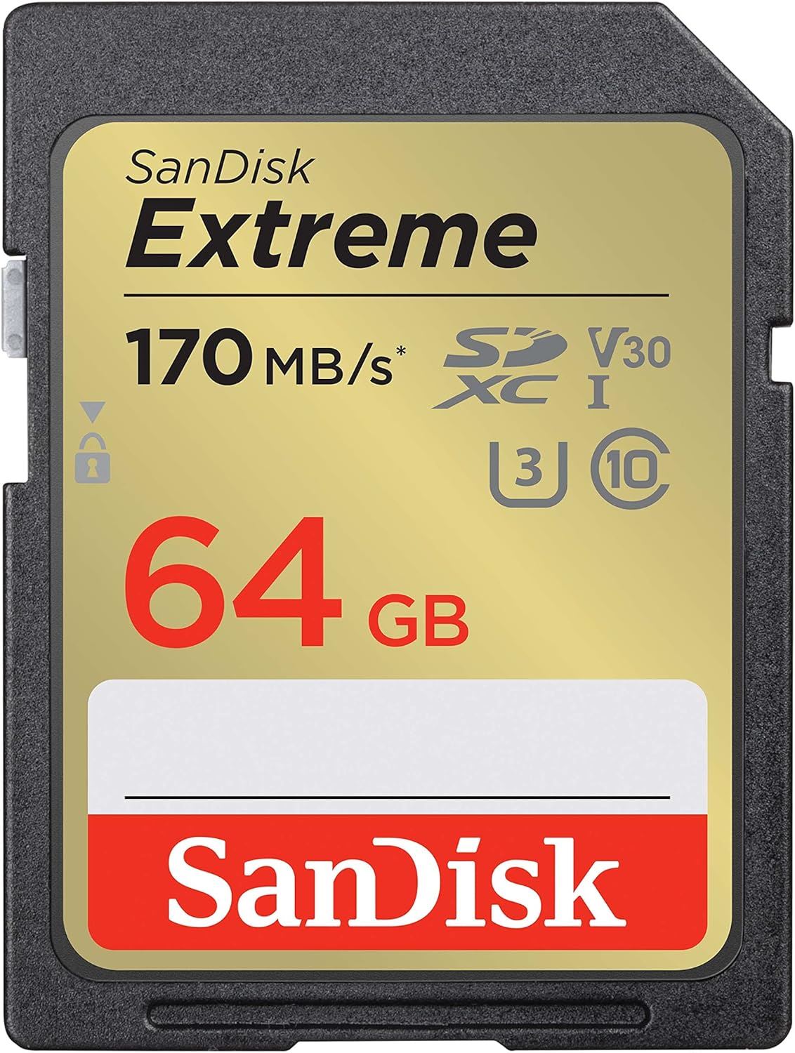 SANDISK 64GB Extreme microSD UHS I Card 180MB/s - 170MB/s