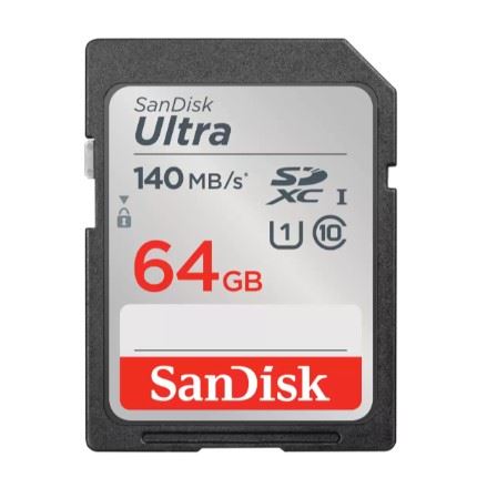 SANDISK 64GB Ultra SDXC UHS-I 140MB/s MicroSD Kart