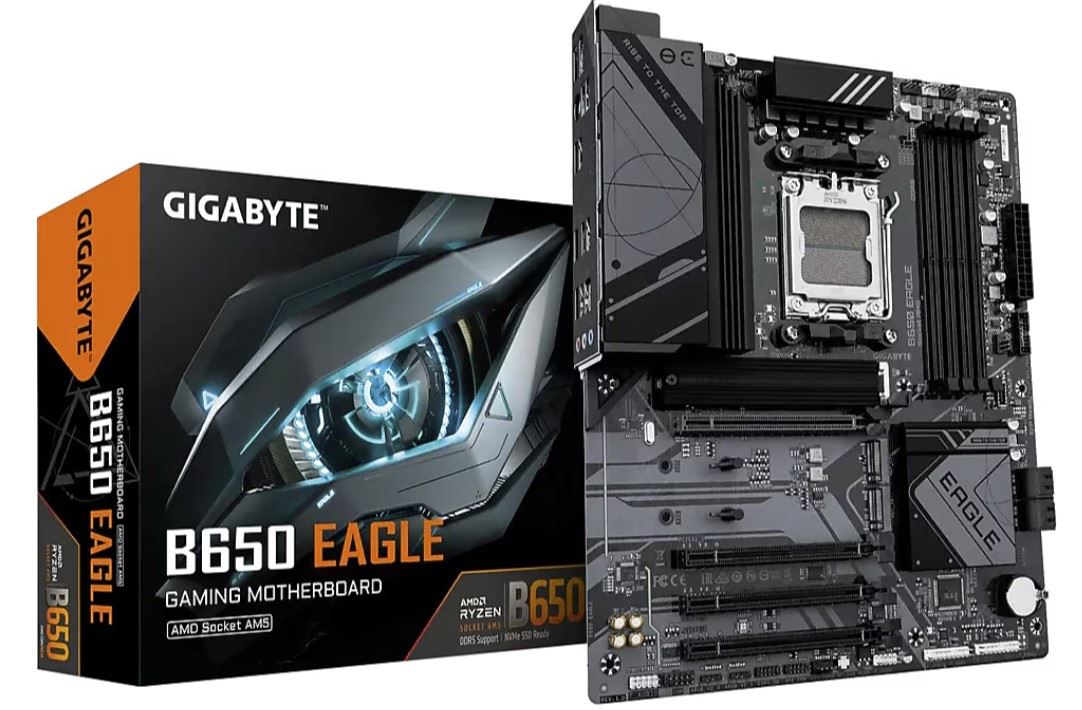 GIGABYTE B650-EAGLE 8000MHz OC DDR5 AM5 M.2 HDMI DisplayPort ATX Anakart